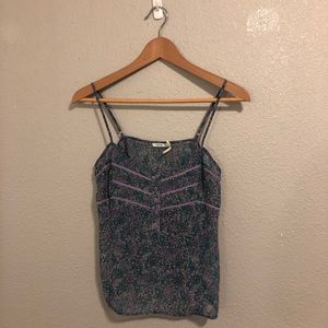UO Kimchi Blue Sheer Floral Camisole Tank